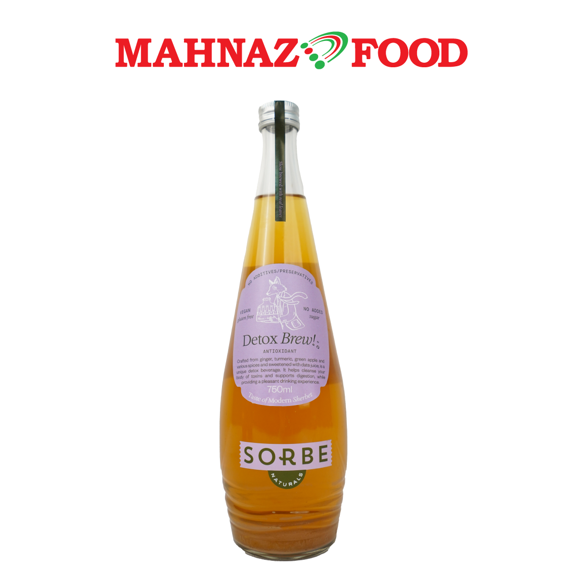 Mahnaz Food Sorbe Detox Brew Juice 750ml