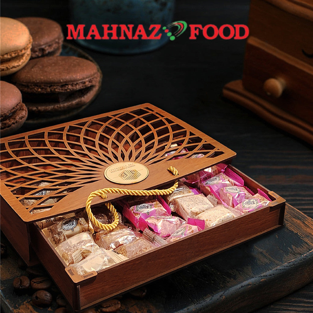 Mahnaz Food | Sliding Wooden Box B | Box Only