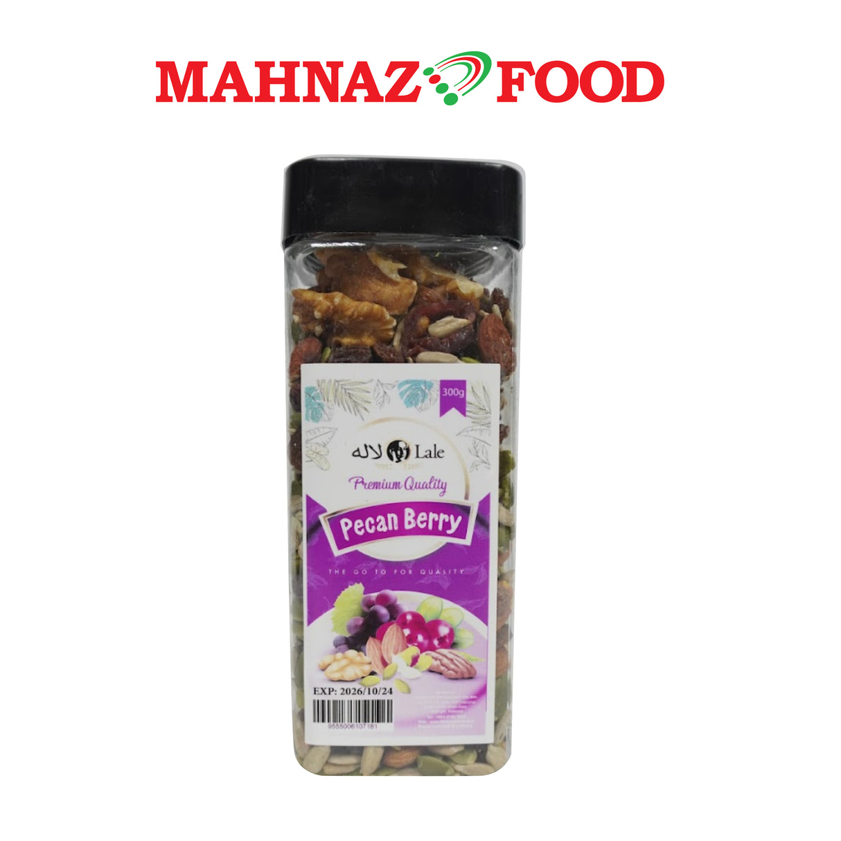 Mahnaz Food Lale Pecan Berry Mix 300g
