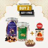 Buy 2 Free 1 | Pistachio | Macadamia Berry | Cashew Roasted Nuts | 800g| x FREEGIFT | 200g
