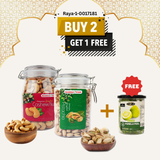 Buy 2 Free 1 | Pistachio | Macadamia Berry | Cashew Roasted Nuts | 800g| x FREEGIFT | 200g