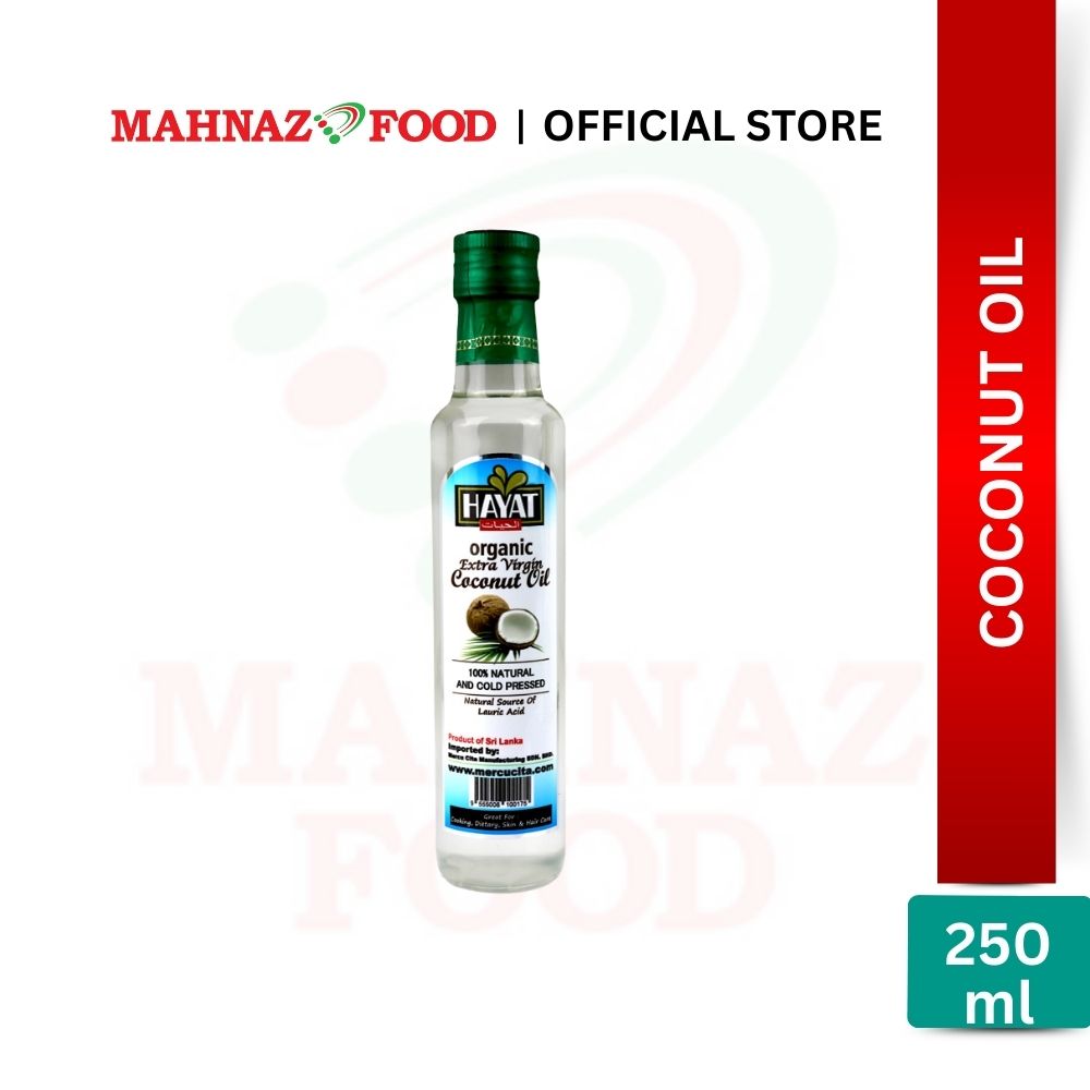 Oil | Hayat | Organic Extra Virgin Coconut Oil | 250ml / 500ml