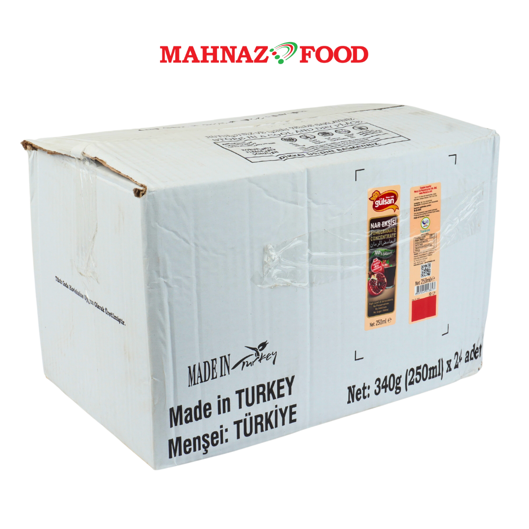 Mahnaz Food Wholesale | Gulsan Pomegranate Concentrate 250ml (24 bottles)