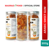 Mahnaz Food Arabic Sweet Gum Acacia Senegal |  Arabic Bitter Gum Acacia Seyal Bottle Pack (250g|300g)