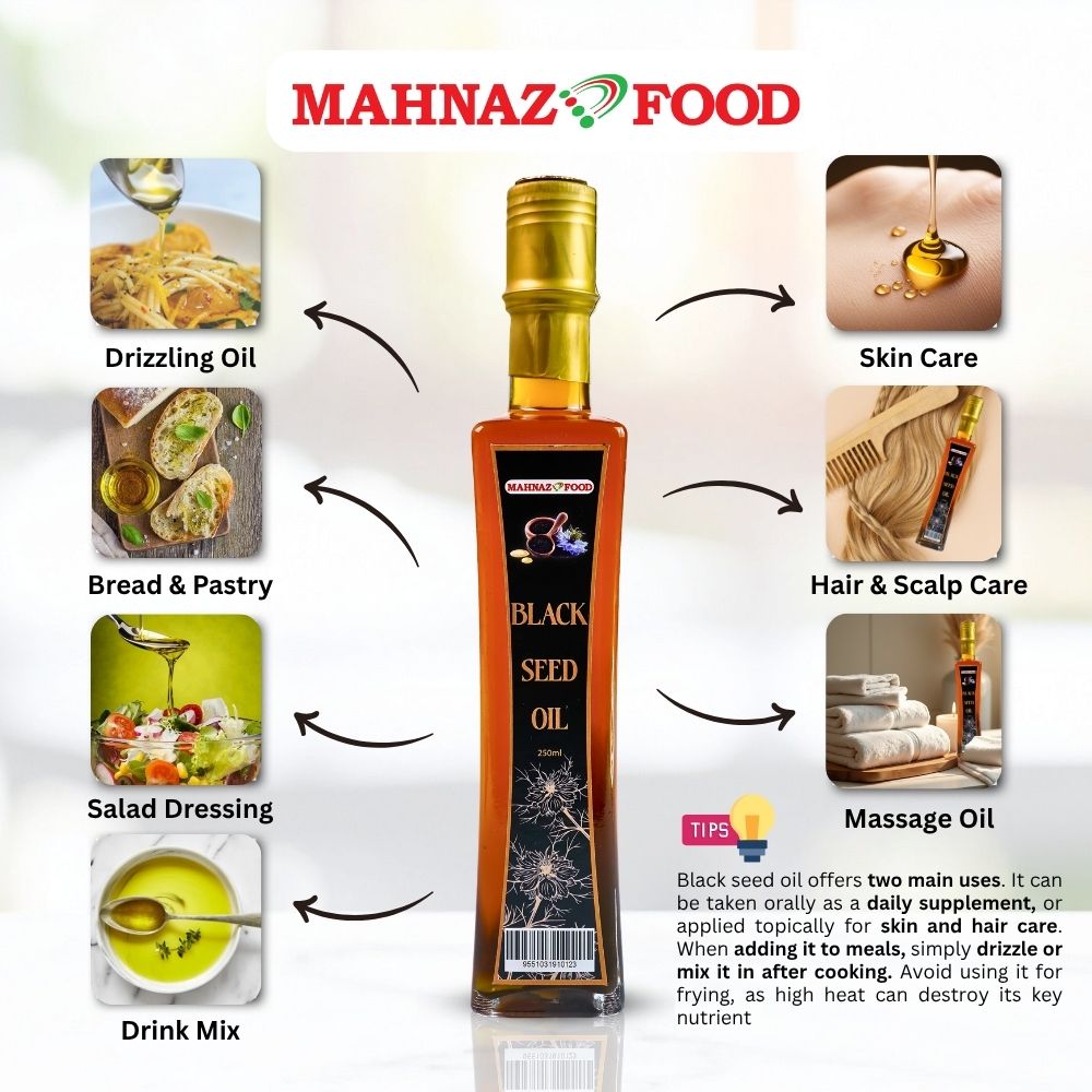 Mahnaz Food | Oil | Black Seed Oil | 250ml
