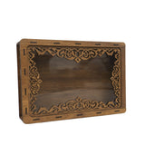 Mahnaz Food - Sliding Glass Wooden Box