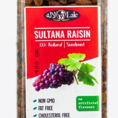 Mahnaz Food - Lale Sultana Sundried Raisin | Sultana Kismis Bottle (400G)