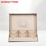 Makanan Mahnaz | Kotak Jubin Kayu Besar (Coklat/Putih) | Kotak Sahaja