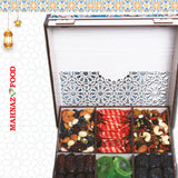Makanan Mahnaz - Kotak Hadiah Teh Kurma Dan Barli Terme | Set Kotak Hadiah Raya | Set Hamper | Kotak Hadiah Puasa