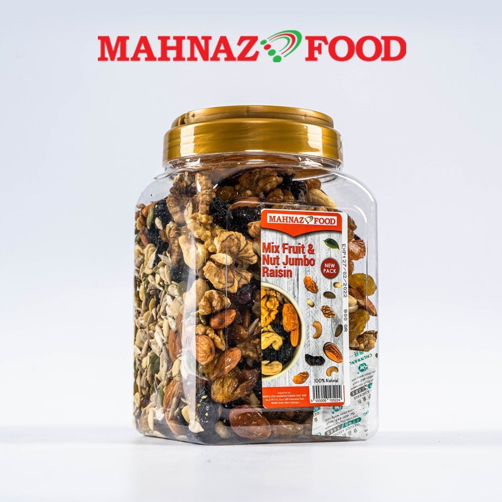 Mahnaz Food - Mix Fruit & Nuts Jumbo Raisin (300G / 800G)