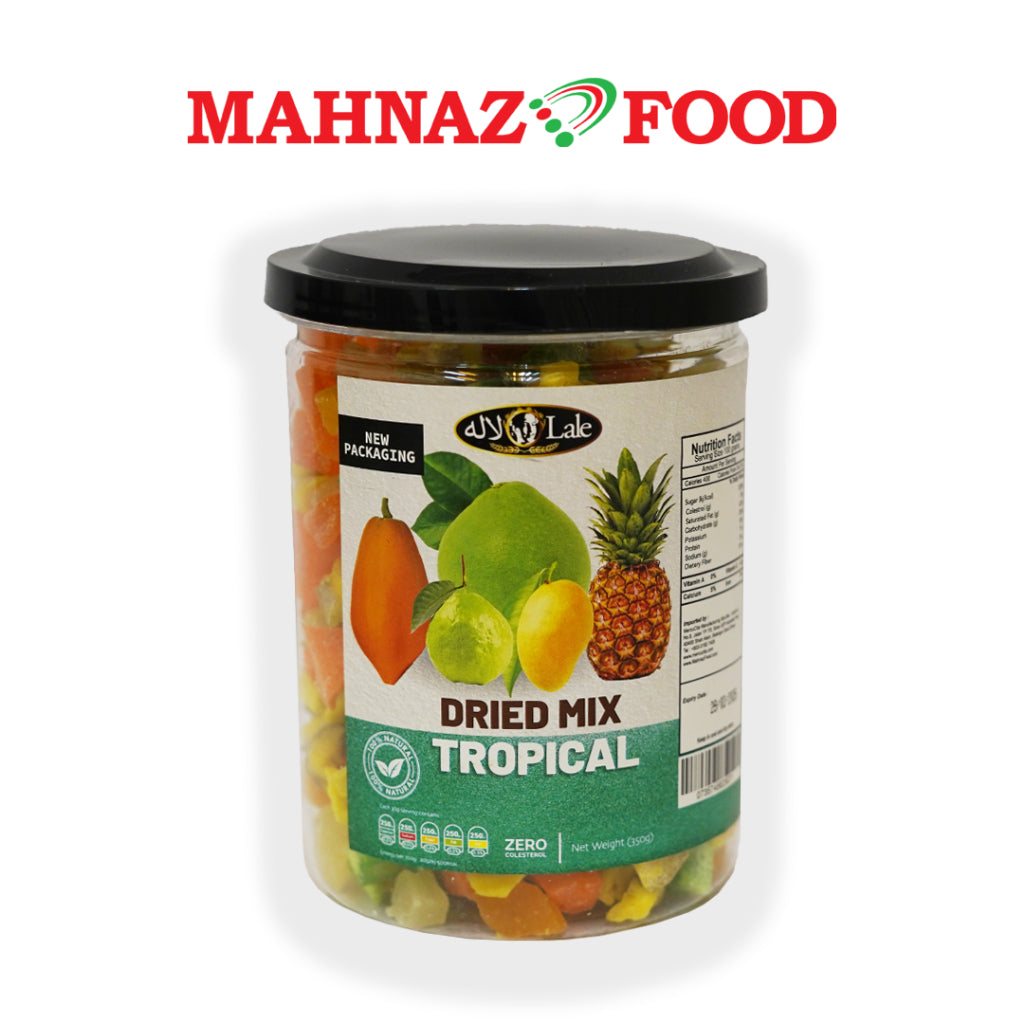 Mahnaz Food Lale Buah Kering Campuran Kiub Tropika (350G)