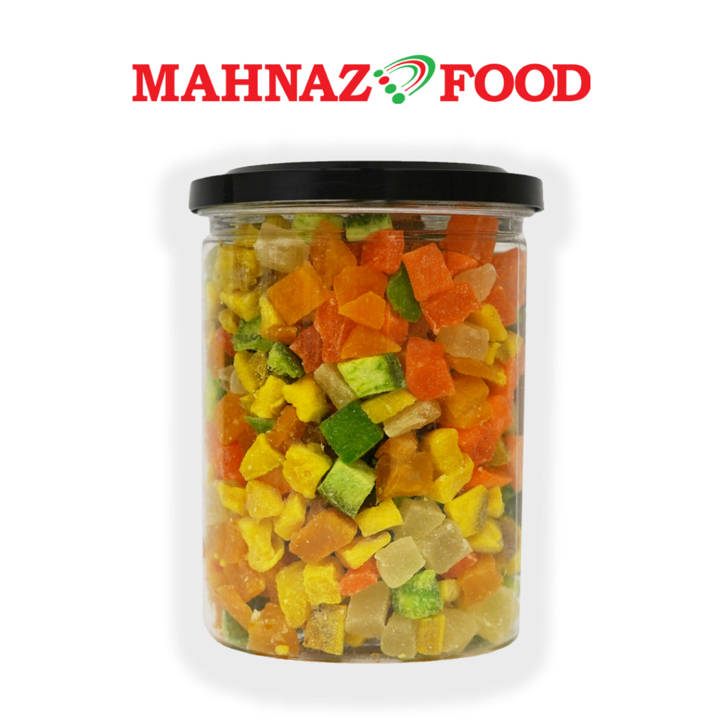 Mahnaz Food Lale Buah Kering Campuran Kiub Tropika (350G)