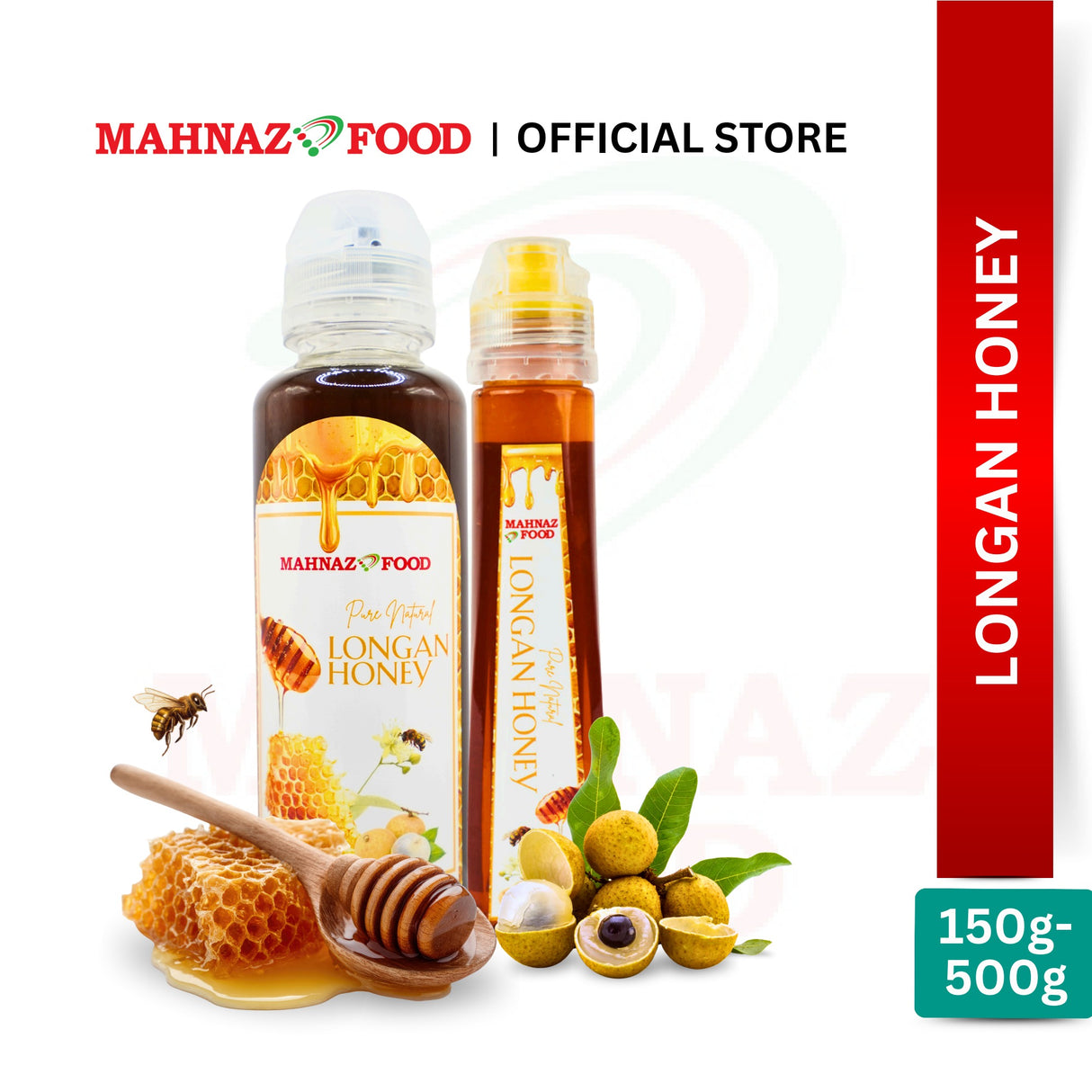 Mahnaz Food Pure Longan Honey 500g
