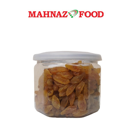 Mahnaz Food Whole Pitted Long Golden Raisin 150G