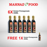 Mahnaz Food 6 Bottles 250Ml Gulsan Pomegranate Concentrate Pati Delima