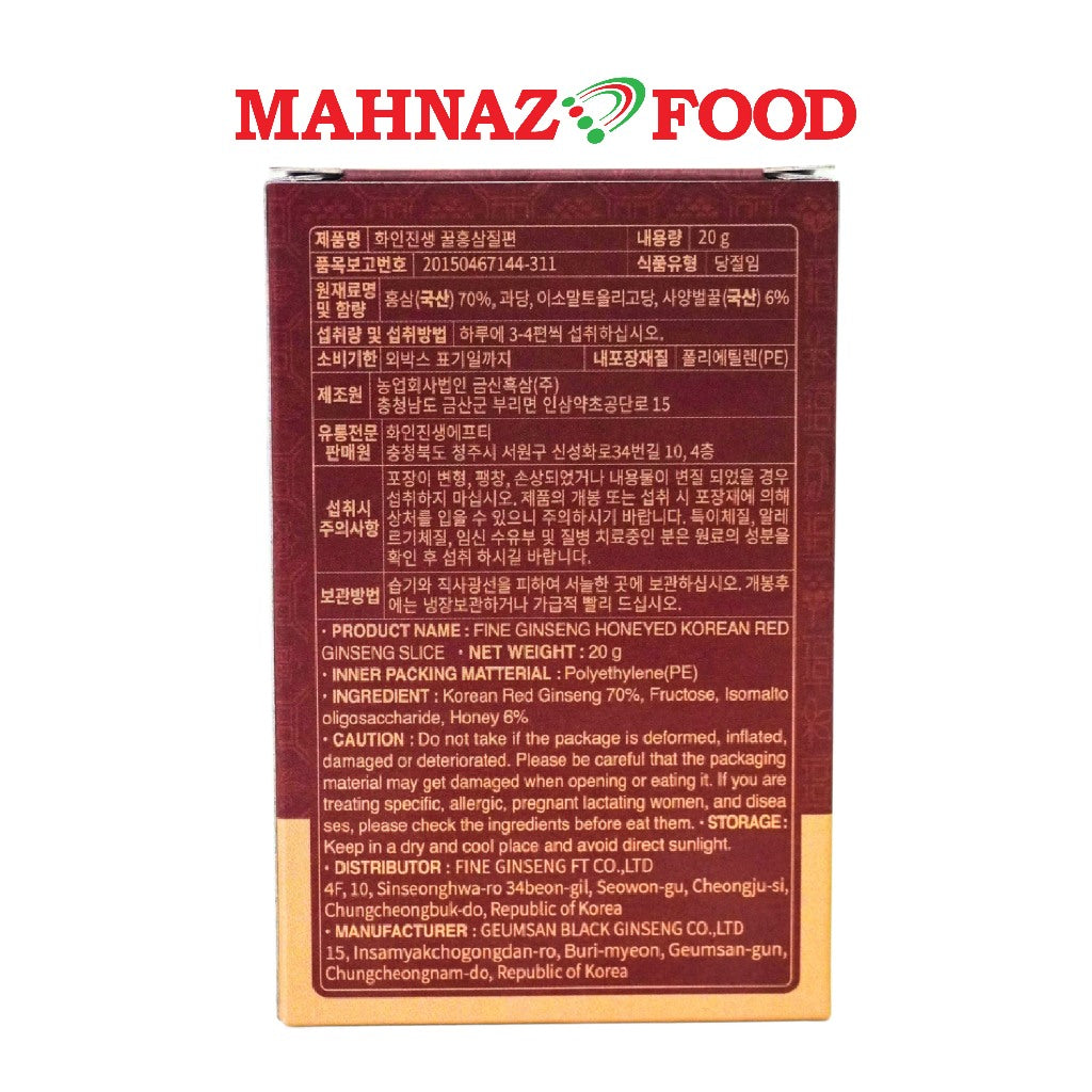 Ginseng Halus Madu Ginseng Merah Korea