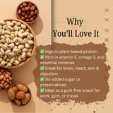 MAHNAZ FOOD Premium Snacks Nuts Assorted (150g-225g) Walnut/Almond/Pistachio/Pecan/Cashew/Sunflower/Pumpkin/Brazil Nut