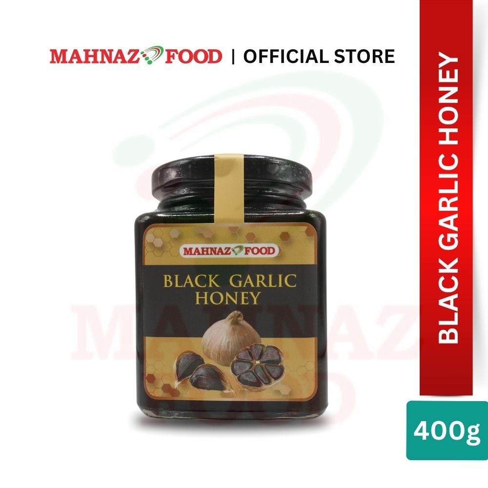 MAHNAZ FOOD - GARLIC HONEY | BLACK GARLIC HONEY 400G | MADU BAWANG PUTIH