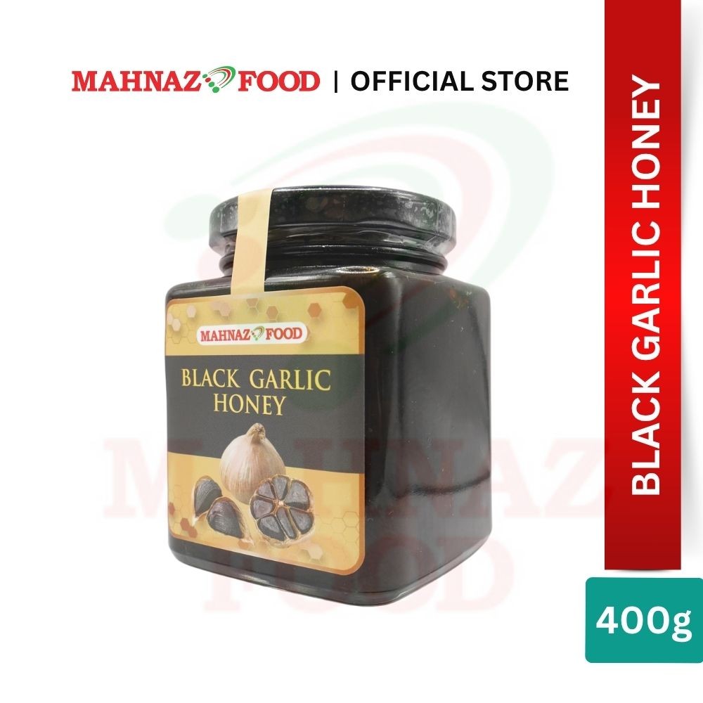 MAHNAZ FOOD - GARLIC HONEY | BLACK GARLIC HONEY 400G | MADU BAWANG PUTIH