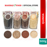 MAHNAZ FOOD Quinoa High Protein Black, Red, White & Mix (300g/1kg)