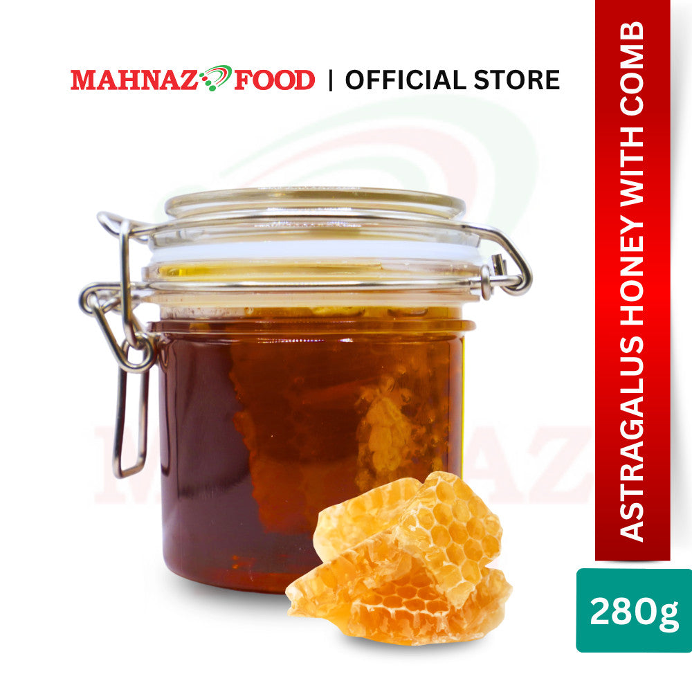 Mahnaz Food Astragalus Honey | 150G / 250G / 280G / 500G / 1100G With Honeycomb | Immune Boost | Ready To Eat 蜂蜜 黄芪蜜