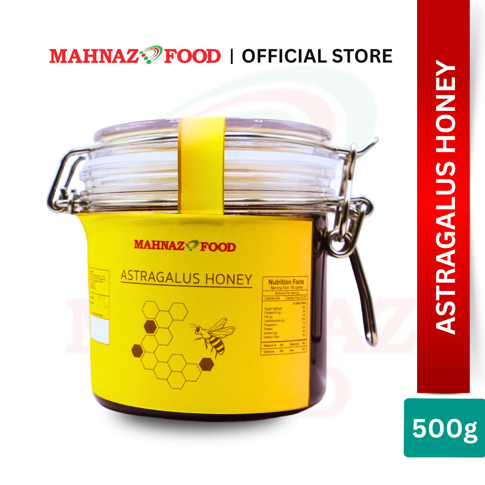 Mahnaz Food Astragalus Honey | 150G / 250G / 280G / 500G / 1100G With Honeycomb | Immune Boost | Ready To Eat 蜂蜜 黄芪蜜