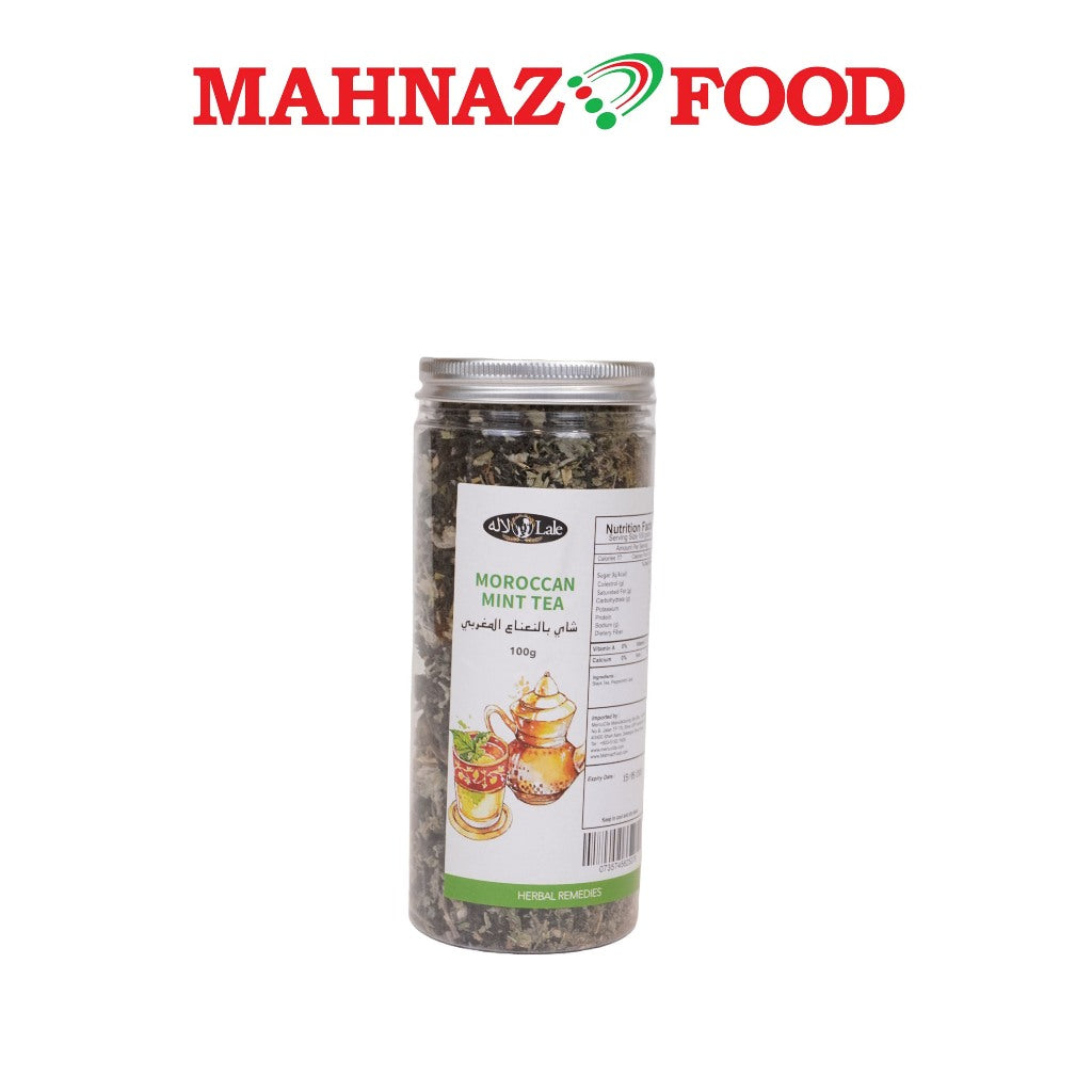 Mahnaz Food Moroccan Mint Tea Nutritious Herbal Tea Leaves Packet 100g