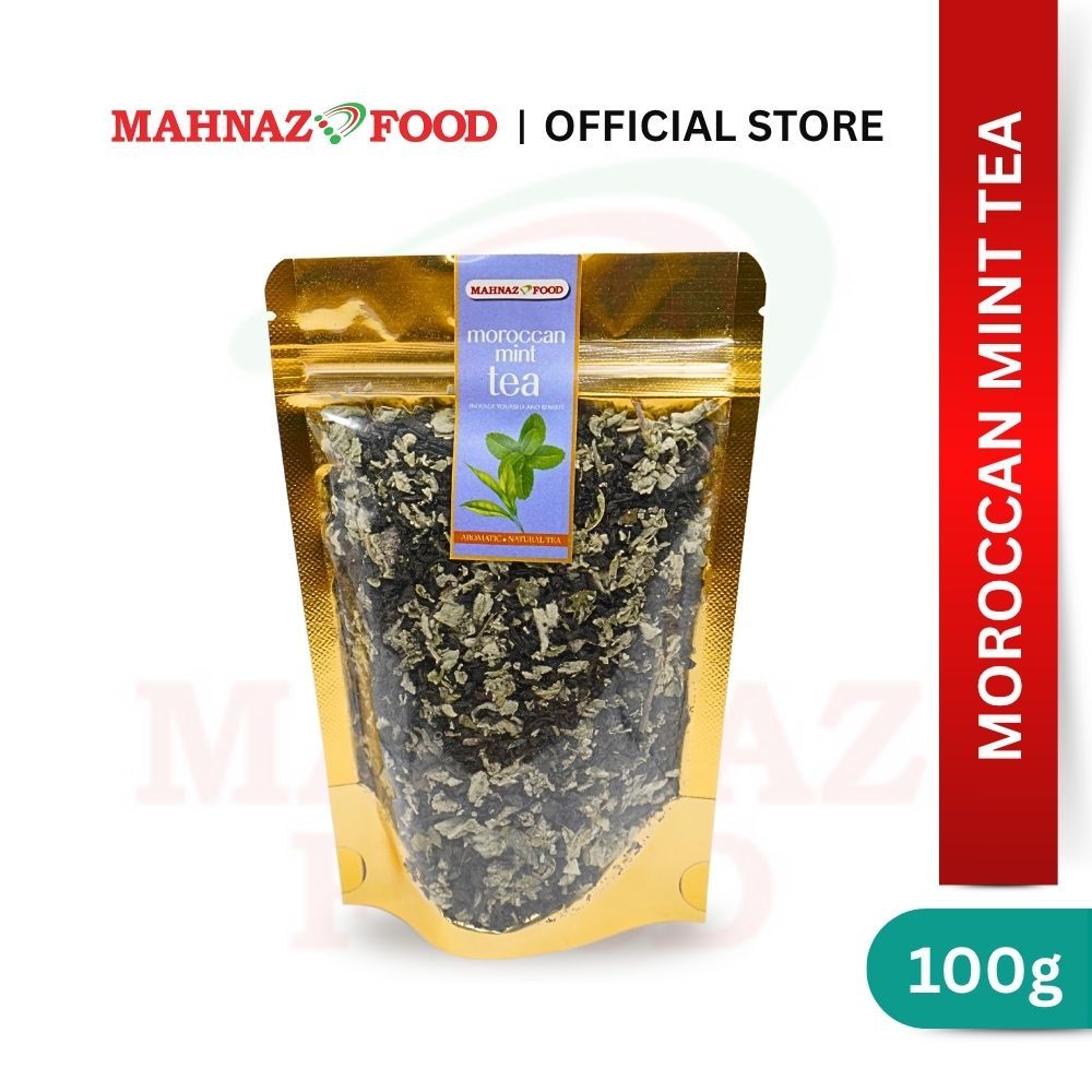 Mahnaz Food Moroccan Mint Tea Nutritious Herbal Tea Leaves Packet 100g