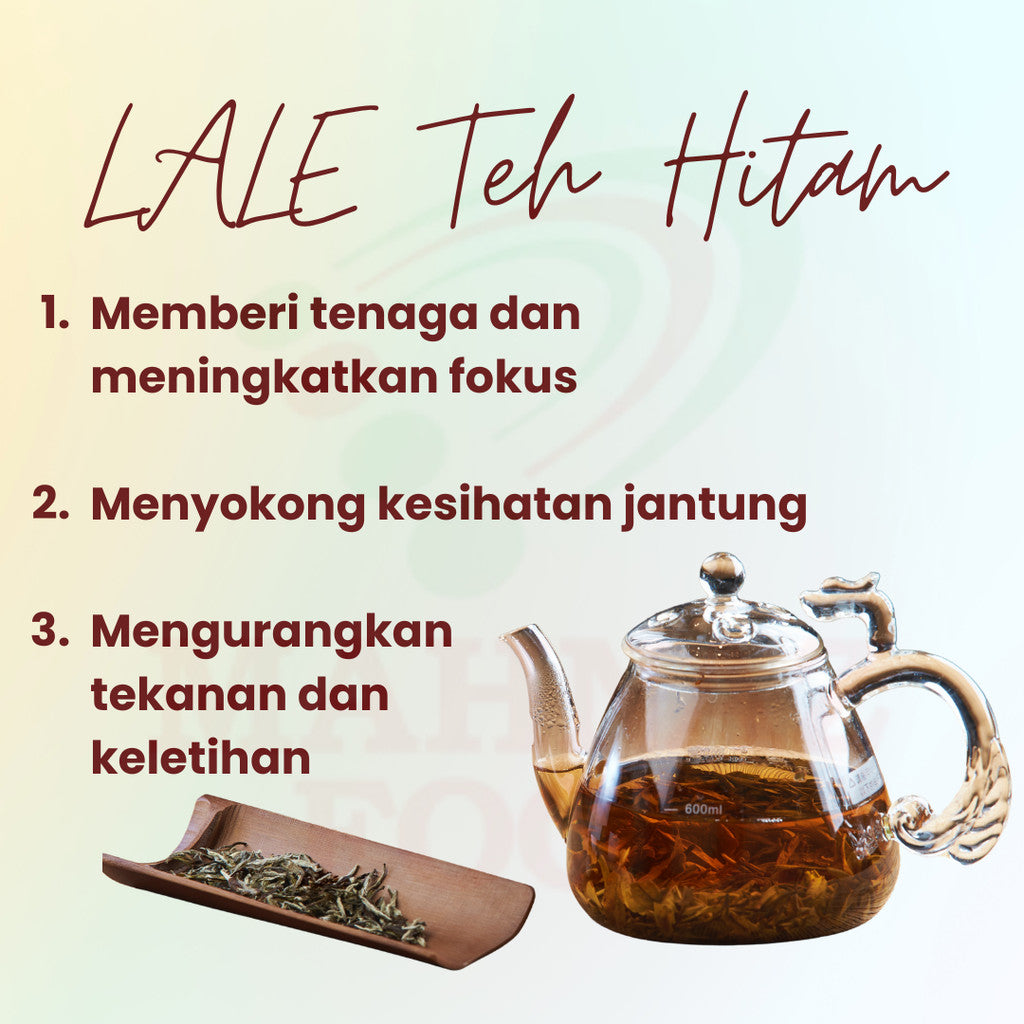 MAHNAZ FOOD Lale Herbal Tea Collection Teh Herba Daun Teh Bunga Senna/Green Tea/Black Tea/Rose/Roselle/Thyme
