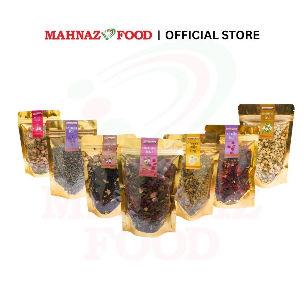 MAHNAZ FOOD Lale Herbal Tea Collection Teh Herba Daun Teh Bunga Senna/Green Tea/Black Tea/Rose/Roselle/Thyme