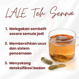 MAHNAZ FOOD Lale Herbal Tea Collection Teh Herba Daun Teh Bunga Senna/Green Tea/Black Tea/Rose/Roselle/Thyme