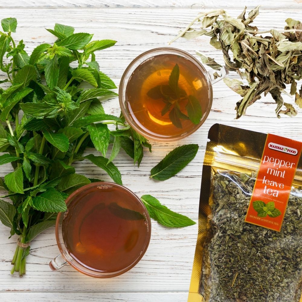 Mahnaz Food Lale Peppermint Leaf Tea (40g) | Teh Daun Pudina