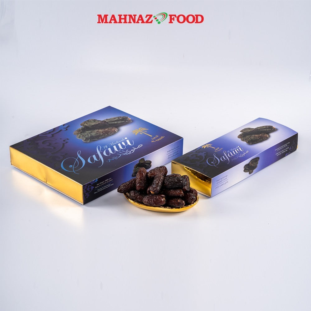 MAHNAZ FOOD - KURMA/DATES AL NAKHIL SAFAWI GIFT BOX 1KG/500G