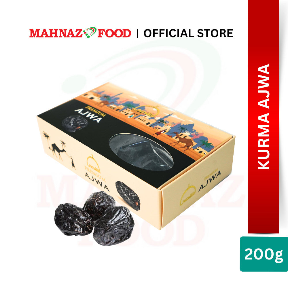 Al-Aqsa Premium Ajwa Dates | Kurma Ajwa Premium – 200gx12packs Wholesale
