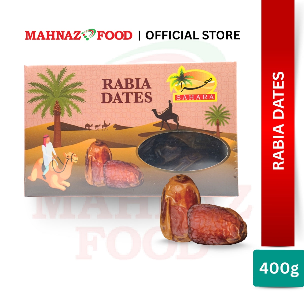 MAHNAZ FOOD SAHARA RABIA DATES 400G