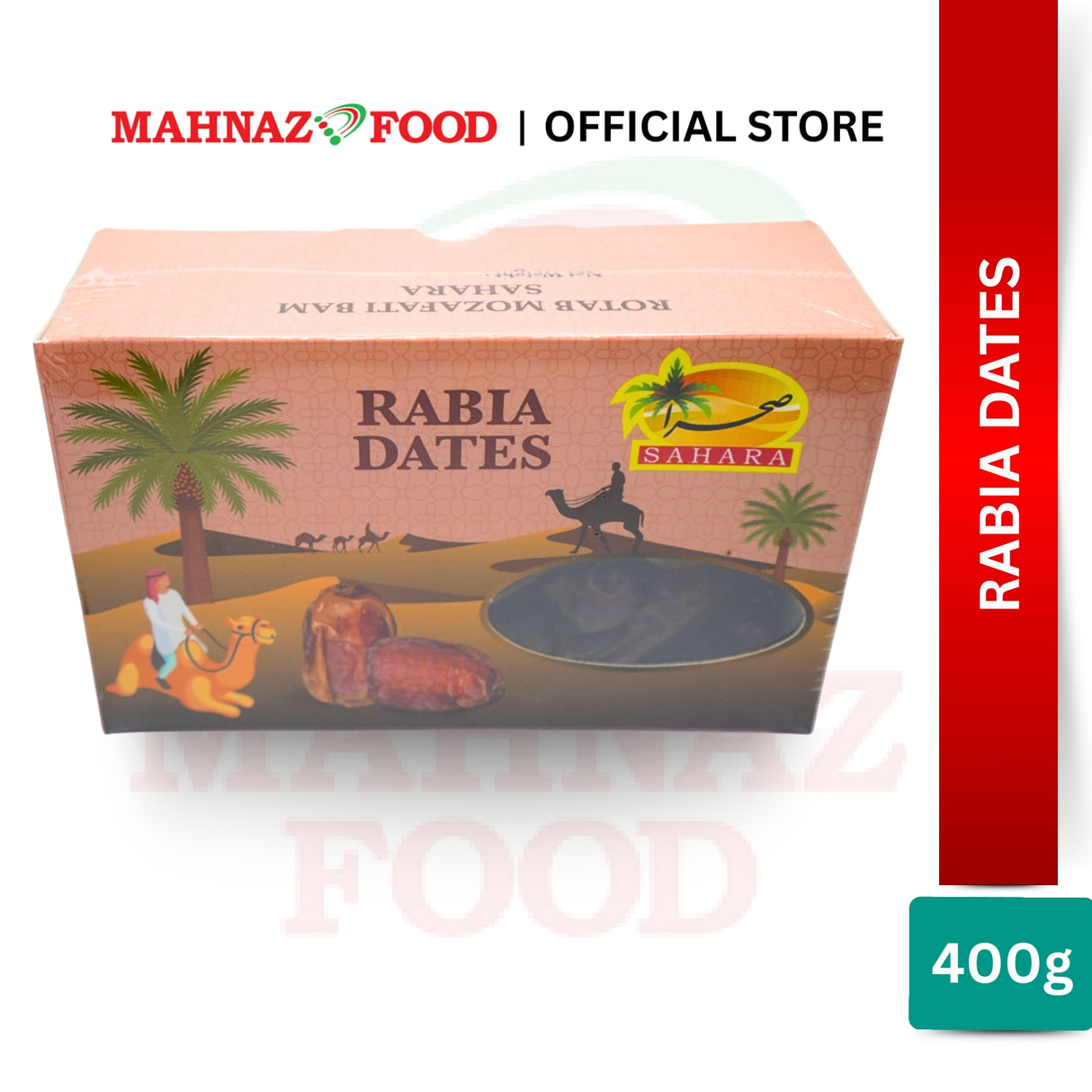 MAHNAZ FOOD SAHARA RABIA DATES 400G