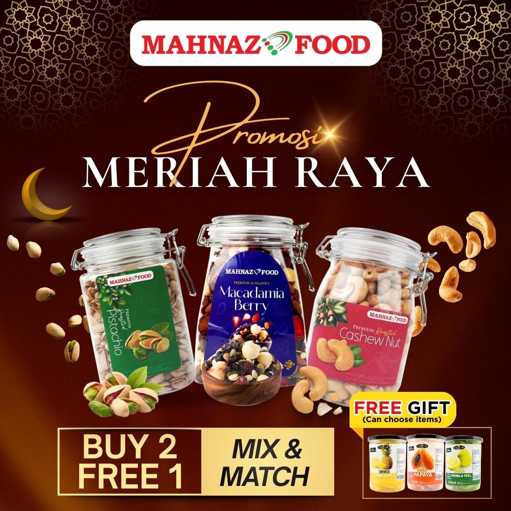 Buy 2 Free 1 | Pistachio | Macadamia Berry | Cashew Roasted Nuts | 800g| x FREEGIFT | 200g