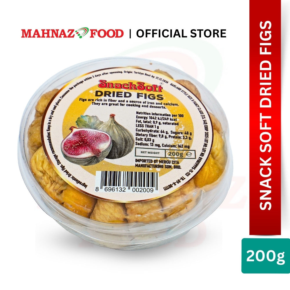 Mahnaz Food - Snacksoft Dried Figs | 200g