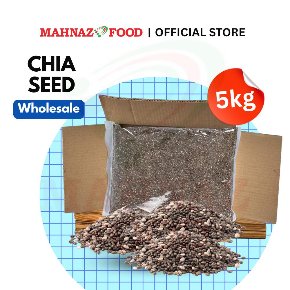 Mahnaz Food Wholesale | Chia Seed 5KG | Biji Chia Borong 5KG Superfood High Fiber Omega-3