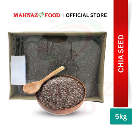 Mahnaz Food Wholesale | Chia Seed 5KG | Biji Chia Borong 5KG Superfood High Fiber Omega-3