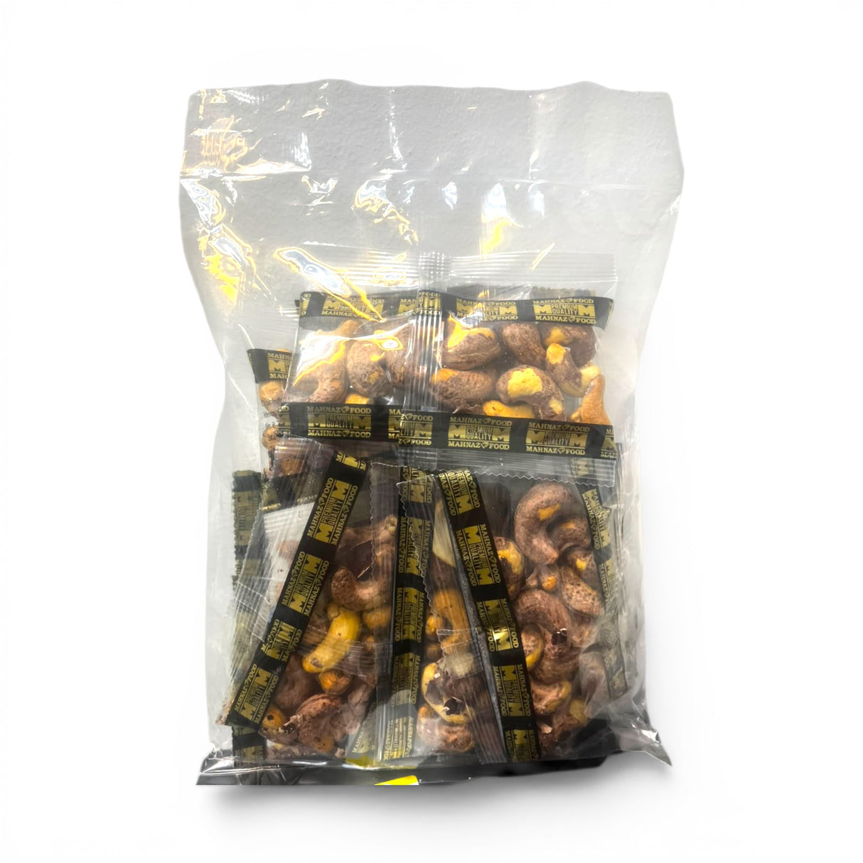 Mahnaz Food Premium Roasted Nuts Travel Pack 300g | Almond, Cashew Jumbo, Cashew, Pistachio Charcoal Cashew & Walnut
