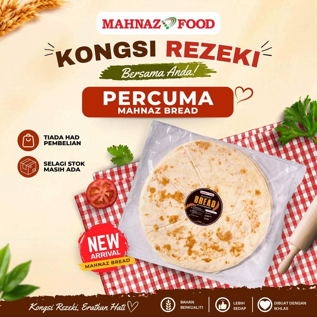 [FREE GIFT] Mahnaz Food Kongsi Rezeki – Mahnaz Bread (2pcs) | Not for Sale