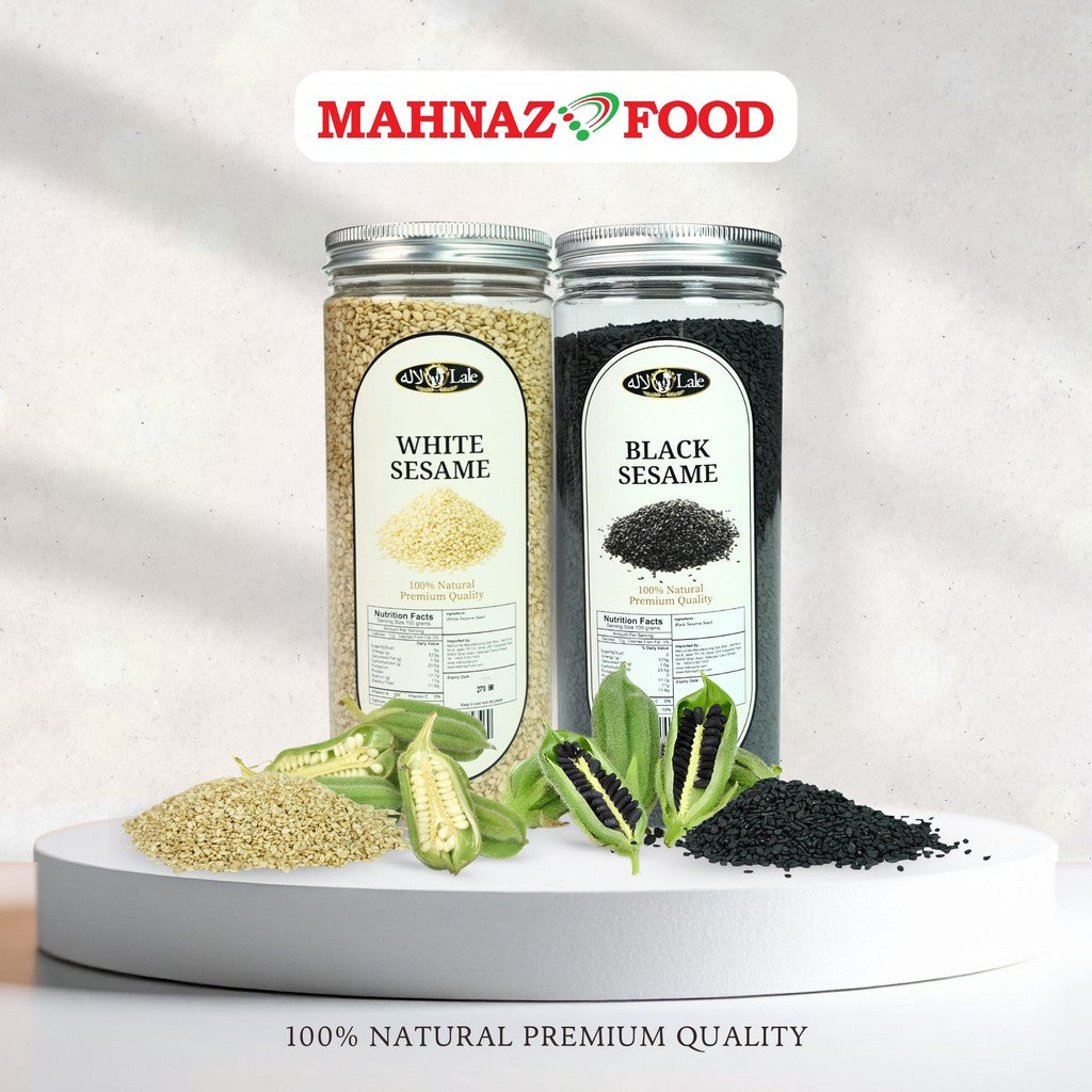 Herbs & Spice | Premium Black Sesame & White Sesame | Bijan Hitam & Bijan Putih 270g