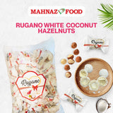 Candy & Chocolate | Rugano White Coconut Coated Chocolate | Hazelnut / Orange / Strawberry | 800g / 1kg