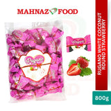Candy & Chocolate | Rugano White Coconut Coated Chocolate | Hazelnut / Orange / Strawberry | 800g / 1kg