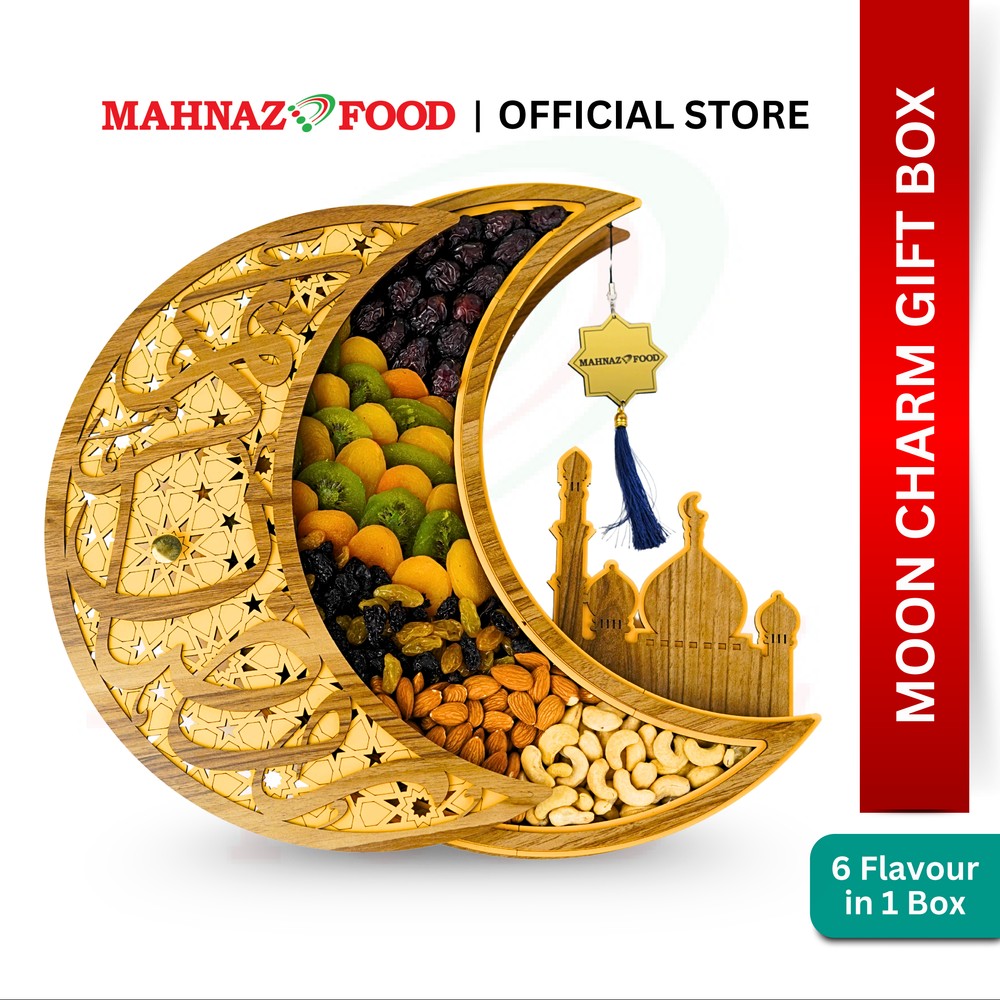 Mahnaz Food Bulan Kurma &amp; Buah-buahan Kering Kotak Hadiah