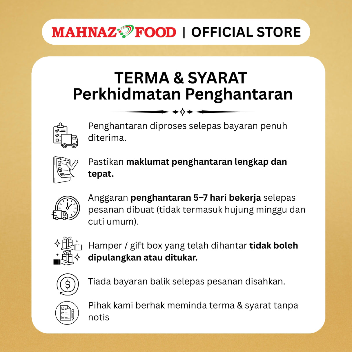 Makanan Mahnaz - Kotak Hadiah Pistachio Islamik | Set Kotak Hadiah Raya | Set Hamper | Kotak Hadiah Puasa