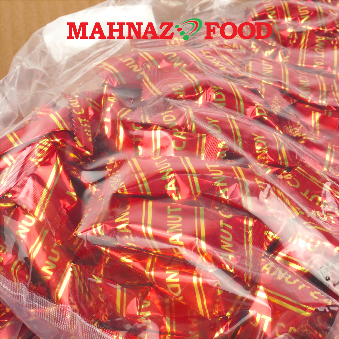Mahnaz Food Wholesale | Mahnaz Peanut Barley Candy 2kg (5 packs)