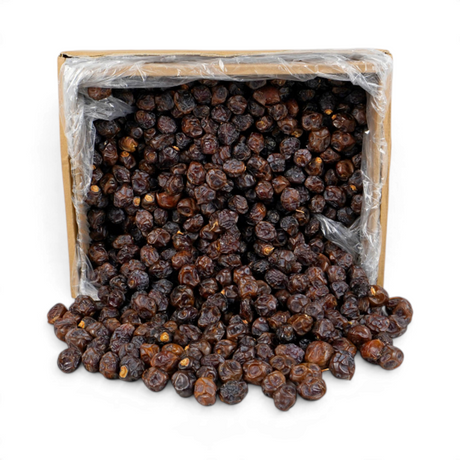 Mahnaz Food Gantar dates in a 5kg bulk cardboard box, featuring dark brown, naturally sweet, chewy dried fruit.