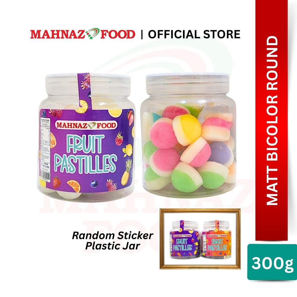 MAHNAZ FOOD JELLY FRUIT PASTILLE 300G